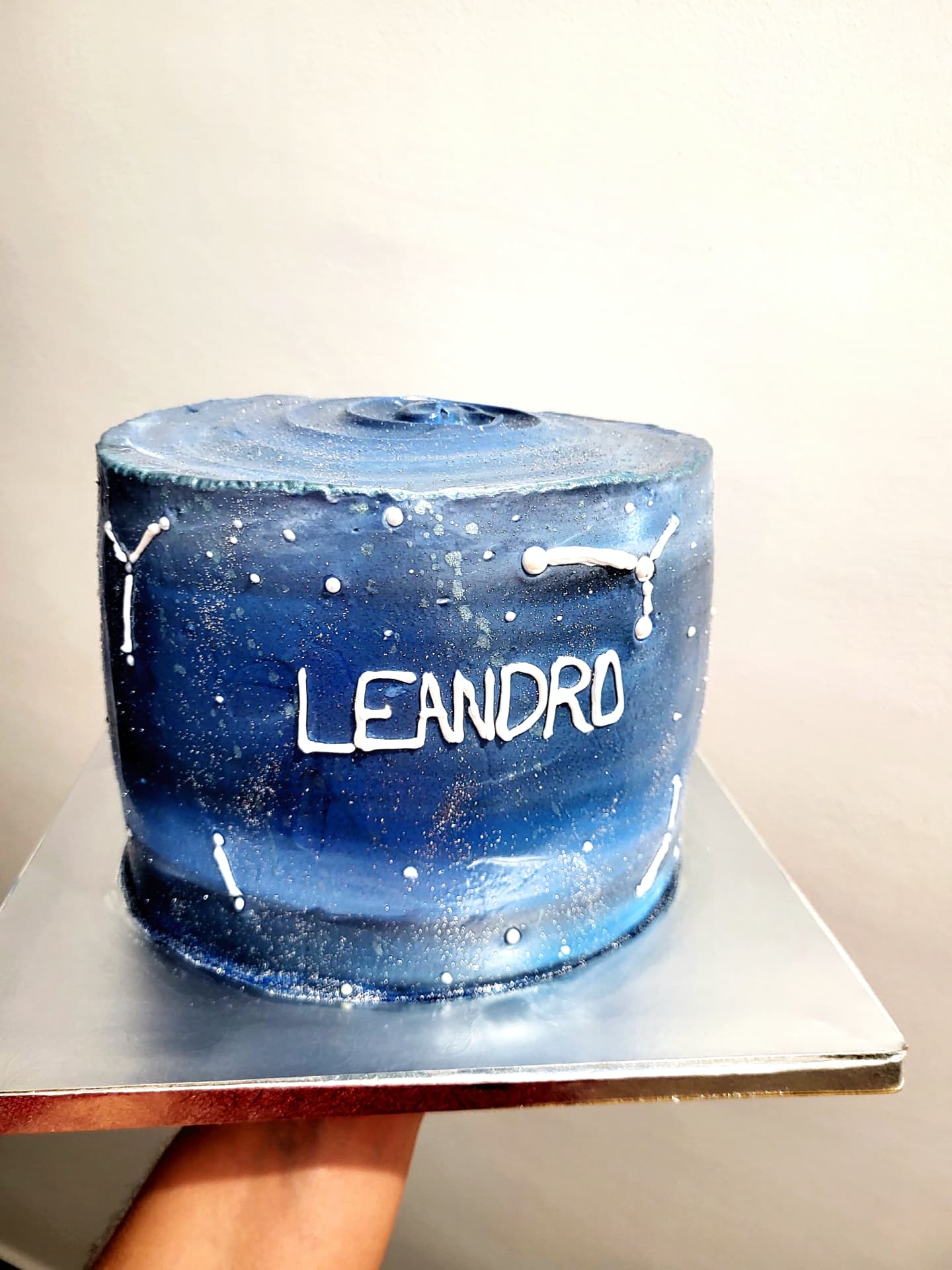 Bizcocho galaxia personalizado